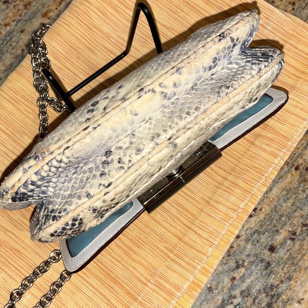 Coach Snakeskin Python Crossbody Bag with Silver … - image 9